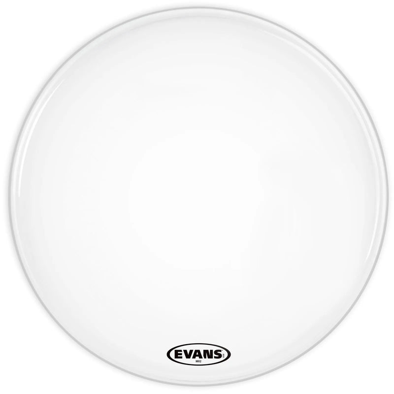 Evans - MX2 White BD22MX2W 22" Marching Bass Drum Head