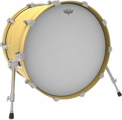 Remo - Emperor Coated White Bass Drum Head, 26-inch