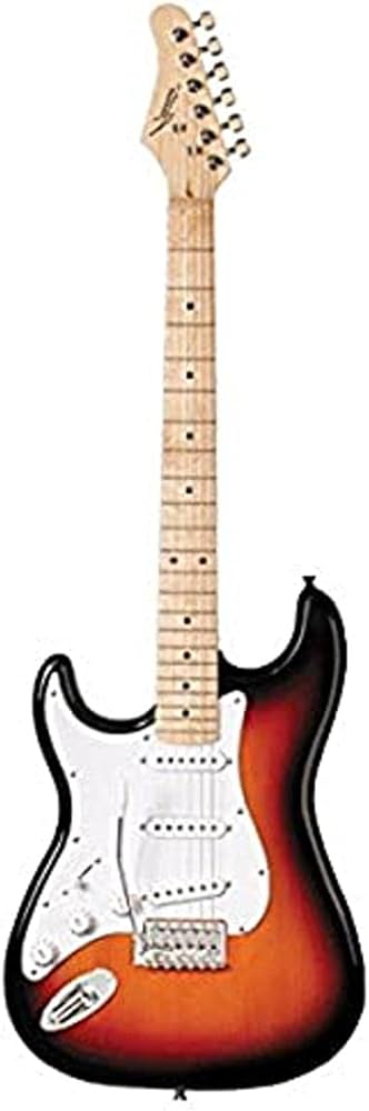 Austin - Guitars AST100LSB Left Handed Electric Guitar, Sunburst