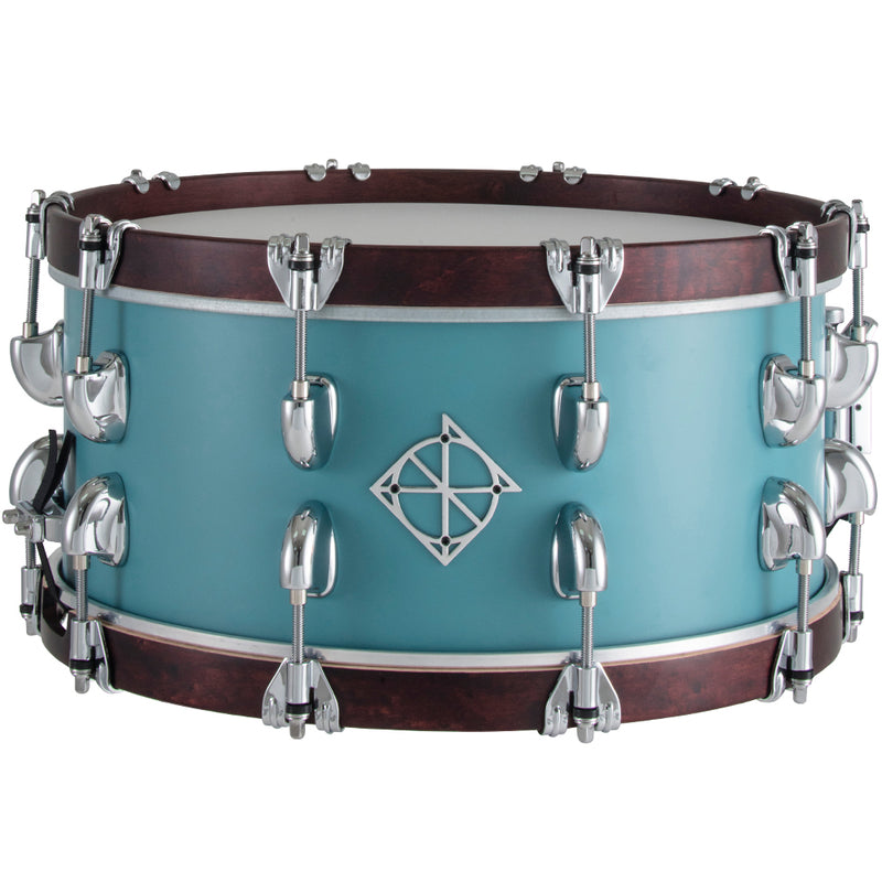 Dixon - Cornerstone Maple 6.5x14 Quetzal Blue Wood Hoops Snare Drum