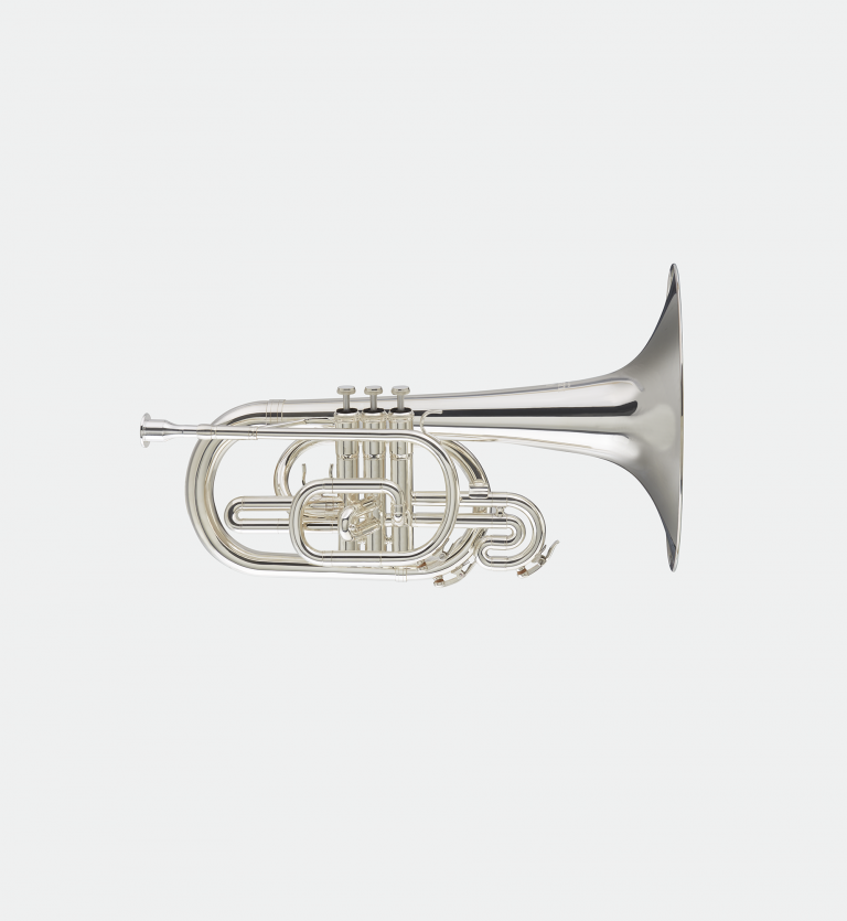 Blessing - Marching Mellophone in F, .462" Bore, Clear Lacquer, Outfit