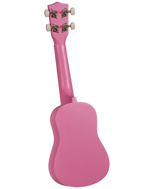 Diamond Head - DU129 Tropical Satin Soprano Ukulele – dark pink