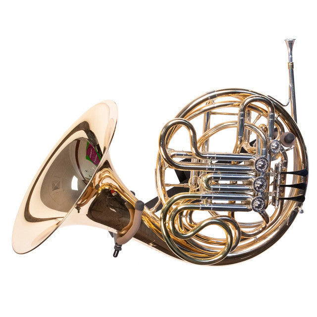 String Swing - Disp,French Horn Holder Blk3"Slatwall