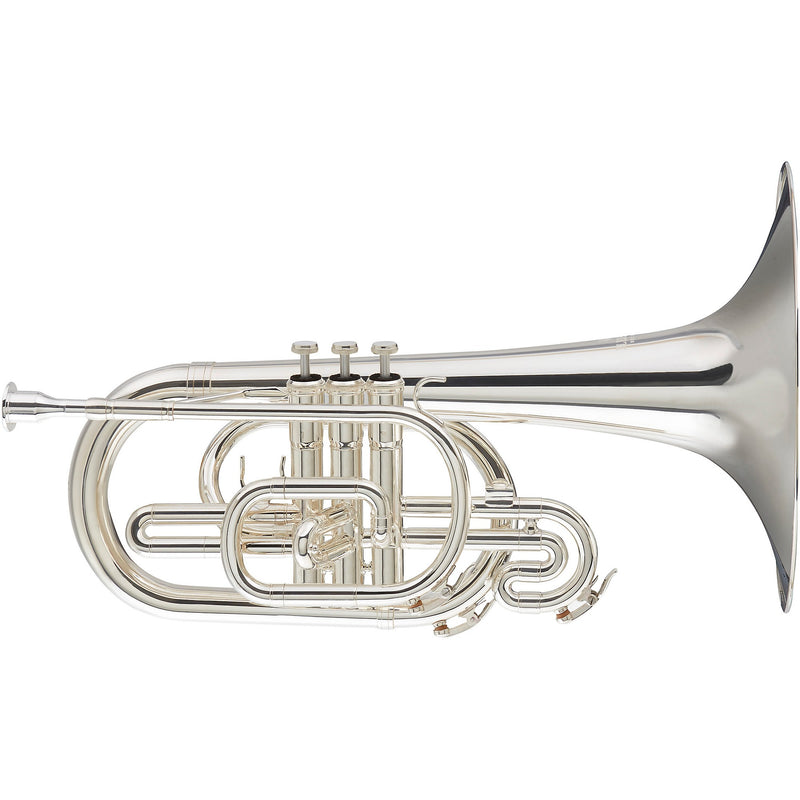 Blessing - Marching Mellophone in F, .462" Bore, Silver-Plate, Outfit