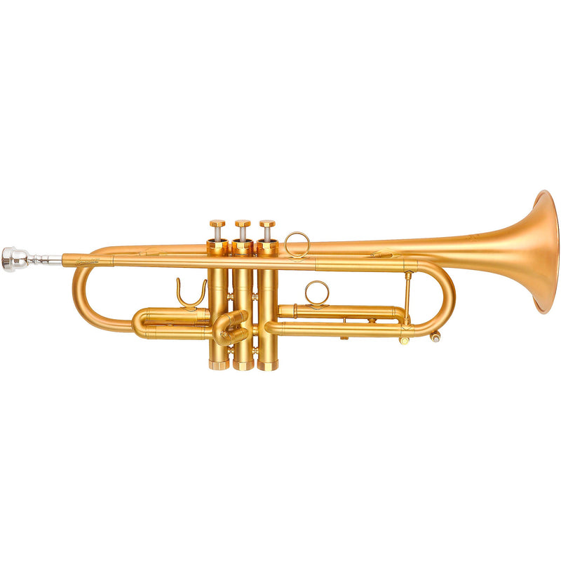 P. Mauriat - Bb Trumpet, .460" Bore, Silver-plate, Gold Brass Bell, Outfit