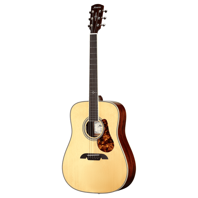Alvarez - MD60e Herringbone Acoustic-electric Guitar - Natural