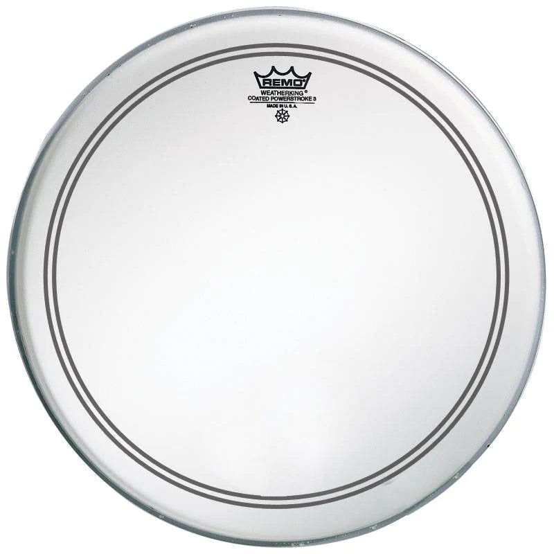 Remo - PowerStroke 3 P31318C2 18" Bass Drum Head, Clear