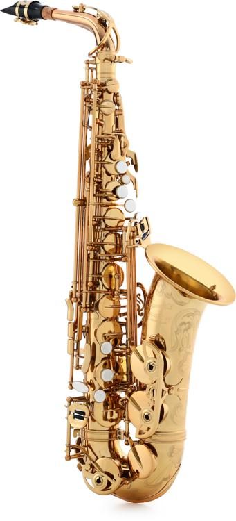 P. Mauriat Masters Series Alto Dual Alloy Gold-plate Contoured Case Saxophone