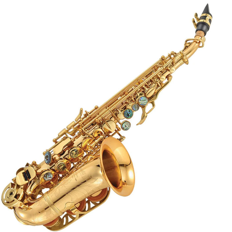 P. Mauriat - PMSS-2400GL Curved Soprano Saxophone Gold Lacquer
