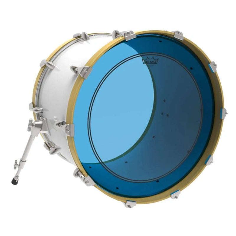 Remo - Powerstroke P3 Colortone Blue Bass Drumhead, 20"