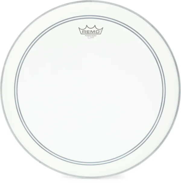 Remo - Powerstroke P3 Coated Bass Drumhead - 16 inch with 2.5 inch Impact Pad