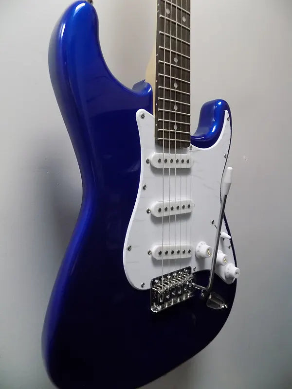 Austin - AST100BL Double Cutaway Electric Guitar - Blue