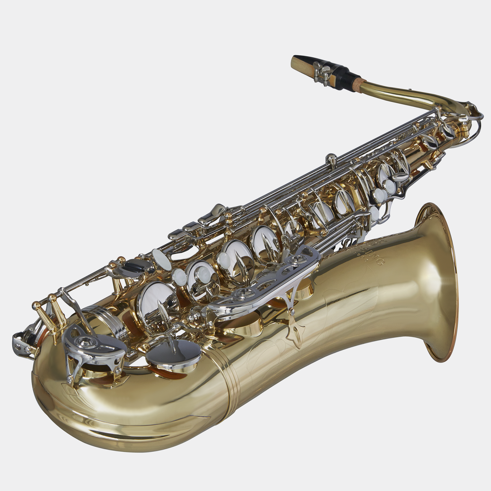 Blessing Bb Tenor Saxophone, Gold lacquer, Outfit