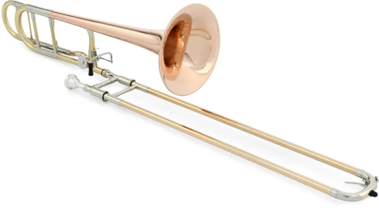 Blessing - Bass Trombone, Double Rotor, Clear Lacquer, Outfit