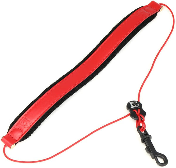 BG - Leather Saxophone Neck Strap - Red