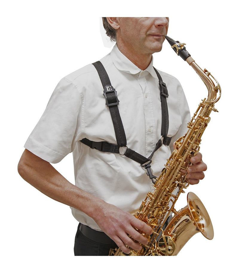 BG - Harnas X-Large Alto/Tenor/Baritone saxophone Harness / Strap snap hook