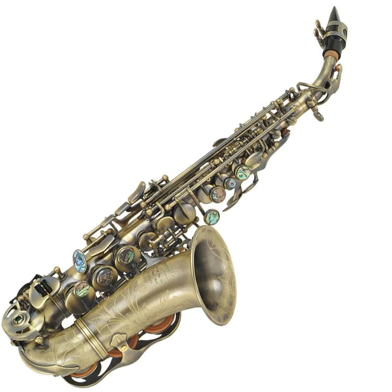 P. Mauriat - Professional Curved Soprano Saxophone, Dark Finish, Outfit