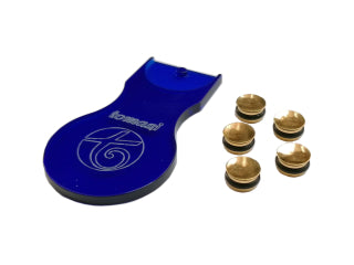  Tomasi Metal plugs gold-plated set