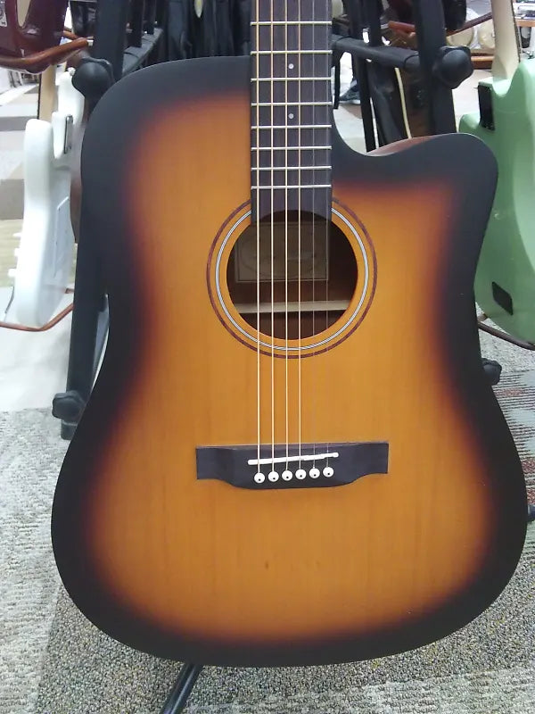 Austin - AA25DSECSB Acoustic Electric Guitar